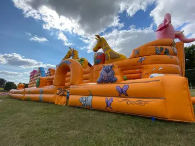 A bouncy castle
