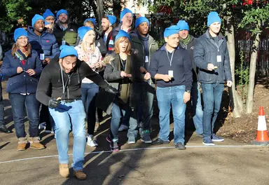 Image of an Egg and Spoon race