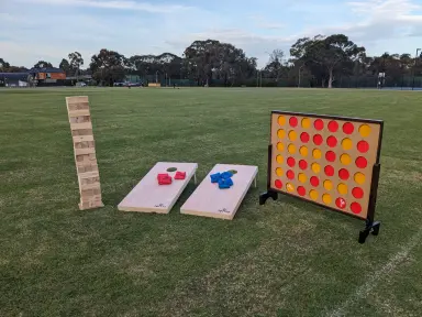 A selection of lawn games